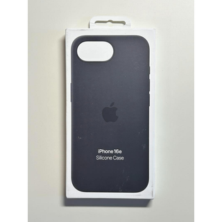 【新品】純正 iPhone 16e シリコンケース・ブラック①