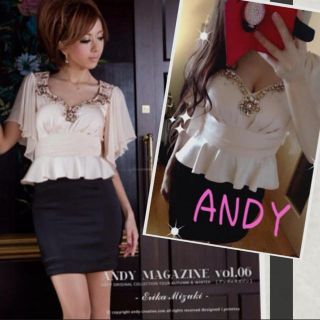 ANDY❤ビジュー沢山ミニドレス❤(その他ドレス)