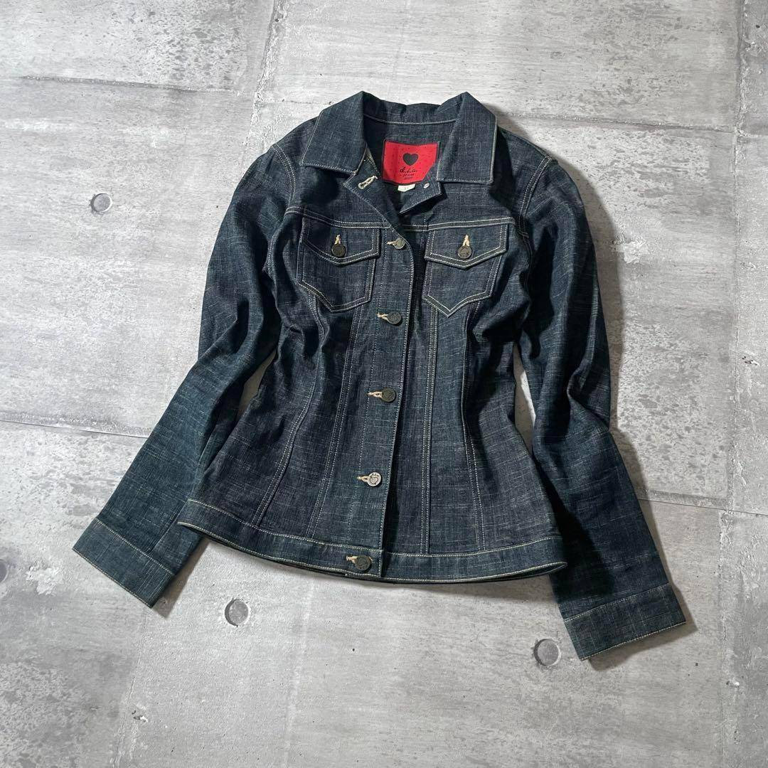 d.i.a(ダイア)のy2kグランジ D.I.A. デニムジャケット ブルゾン 平成初期ギャル 00s レディースのジャケット/アウター(Gジャン/デニムジャケット)の商品写真