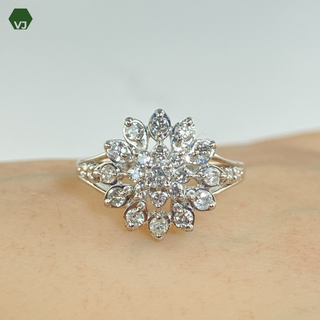 【31-27】ダイヤモンド　リング　D0.5ct【中古】(リング(指輪))