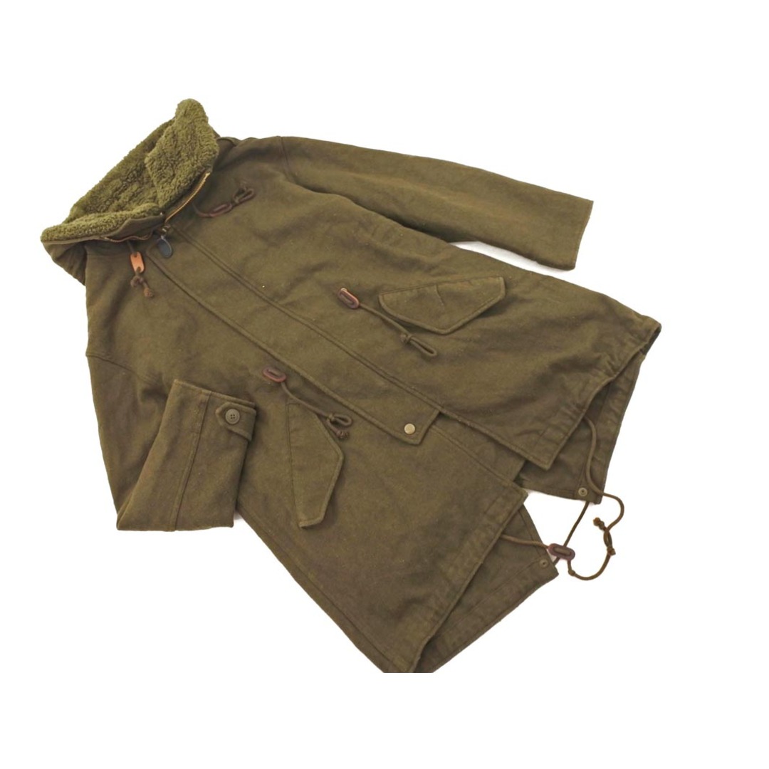 RNA(アールエヌエー)のRNA アールエヌエー ウール混 2WAY 裏ボア付き ダッフル コート sizeM/カーキ ◇■ レディース レディースのジャケット/アウター(ダッフルコート)の商品写真