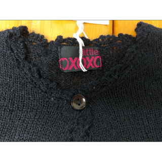 ➁[新品タグ付き]★Little XOXO◆ニット女児ボレロ◆サイズ１１０㌢