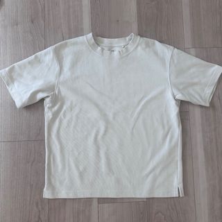 ユニクロ(UNIQLO)のユニクロエアリズムコットンクルーネックTシャツ　140  半袖(Tシャツ/カットソー)