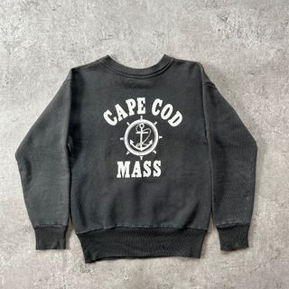 ヴィンテージ(VINTAGE)の50s60s ヴィンテージスウェット ブラック/黒 スーベニア系 (スウェット)