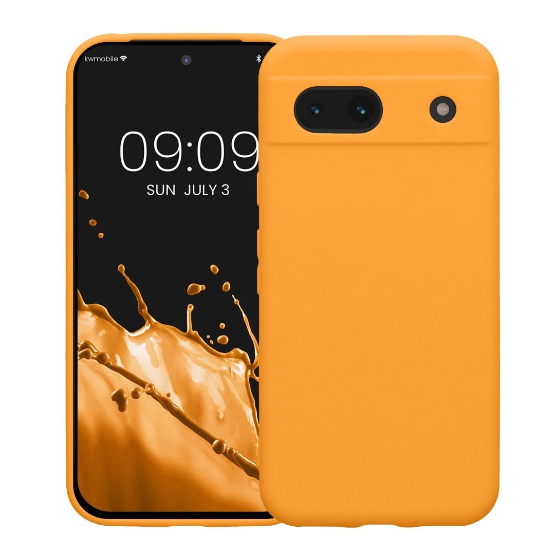 【色:フルーティーオレンジ】kwmobile スマホケース Google Pix スマホ/家電/カメラのスマホアクセサリー(その他)の商品写真