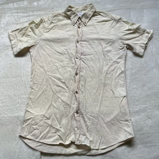 ALEXANDER MCQUEEN 半袖ボタンダウンシャツ コットン100% 
