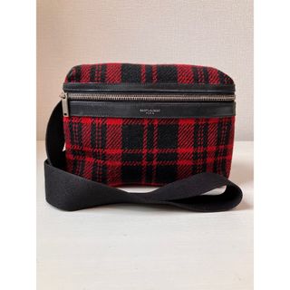 サンローラン(SAINT LAURENT)のSAINT LAURENT サンローラン チェック ショルダーバッグ(ボディバッグ/ウエストポーチ)