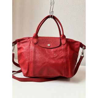 ロンシャン(LONGCHAMP)のロンシャン LONGCHAMP ルプリアージュ ショルダーバック　オールレザー(ショルダーバッグ)