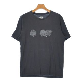 C.P COMPANY シーピーカンパニー Tシャツ・カットソー M 黒 【古着】【中古】【送料無料】(Tシャツ/カットソー(半袖/袖なし))