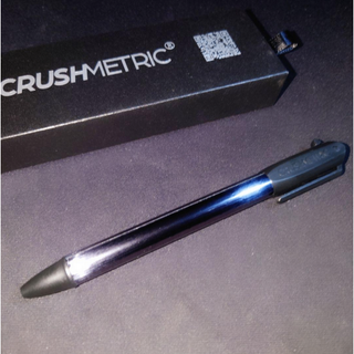 CRUSHMETRIC ボールペン ブラック シルバー ver2.0