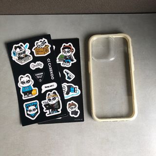 CASEKOO iPhone 14 Pro ケース クリア(ベージュ)