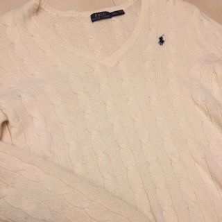 ラルフローレン(Ralph Lauren)のラルフローレンＶネックニット♡(ニット/セーター)