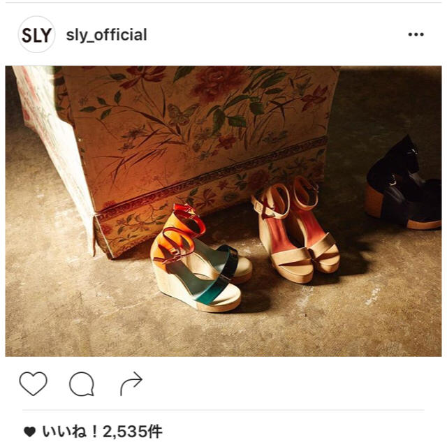 SLY(スライ)のDocking cork sandal レディースの靴/シューズ(サンダル)の商品写真