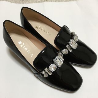 ダイアナ(DIANA)の値下げ  新品 ダイアナ ビジュー パンプス 22.5センチ DIANA(ハイヒール/パンプス)