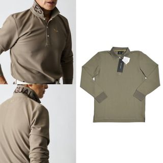 24AW 新品5.5万 1piu1uguale3　メッシュ ポロ シャツ ゴルフ