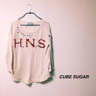 キューブシュガー(CUBE SUGAR)のゆったりトレーナー＊CUBE SUGAR(トレーナー/スウェット)