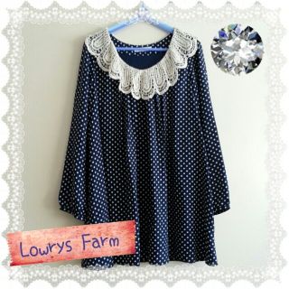 ローリーズファーム(LOWRYS FARM)のローリーズファーム ドット柄チュニック(チュニック)