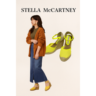 ステラマッカートニー(Stella McCartney)の【心躍る秋の差し色】STELLA McCARTNEY 厚底ウェッジサンダル(サンダル)