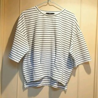 アズールバイマウジー(AZUL by moussy)の＊AKIプロフ必読☆様専用＊AZUL by moussy 五分袖カットソー【M】(カットソー(半袖/袖なし))