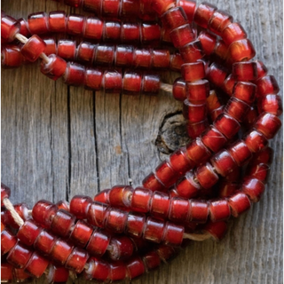 *White hearts beads