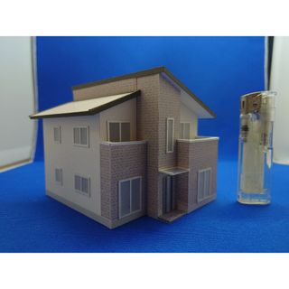 ☆オリジナル建築模型04☆スケール1/87 HOゲージ ジオラマ 雑貨 鉄道模型(鉄道模型)
