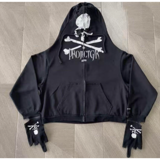 project g/r × mastermind japan コラボパーカー M