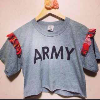 パナマボーイ(PANAMA BOY)のARMY*リメイクTシャツ(Tシャツ(半袖/袖なし))