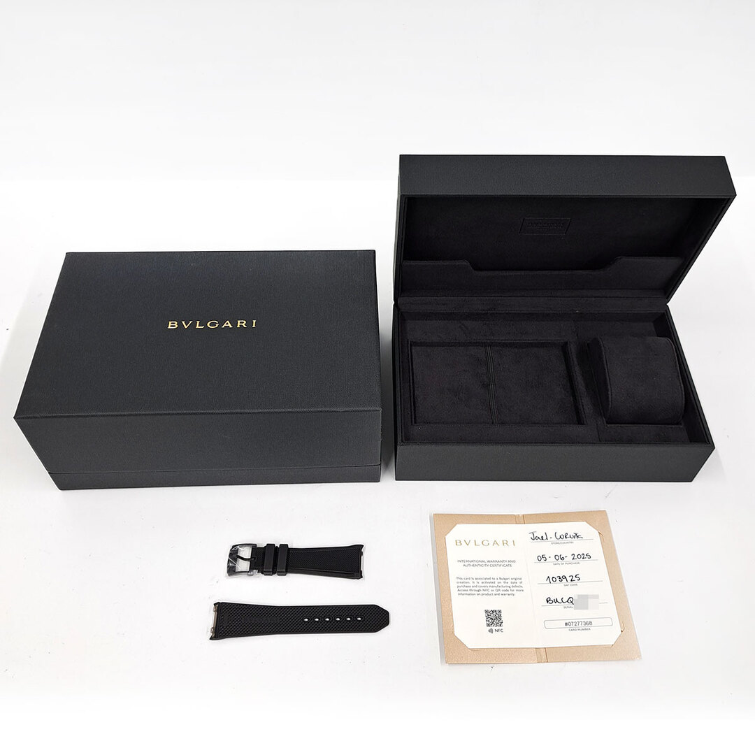 BVLGARI(ブルガリ)のブルガリ オクト ローマ 103925 自動巻き ステンレススティール メンズ BVLGARI [美品] 【中古】 【時計】 メンズの時計(腕時計(アナログ))の商品写真