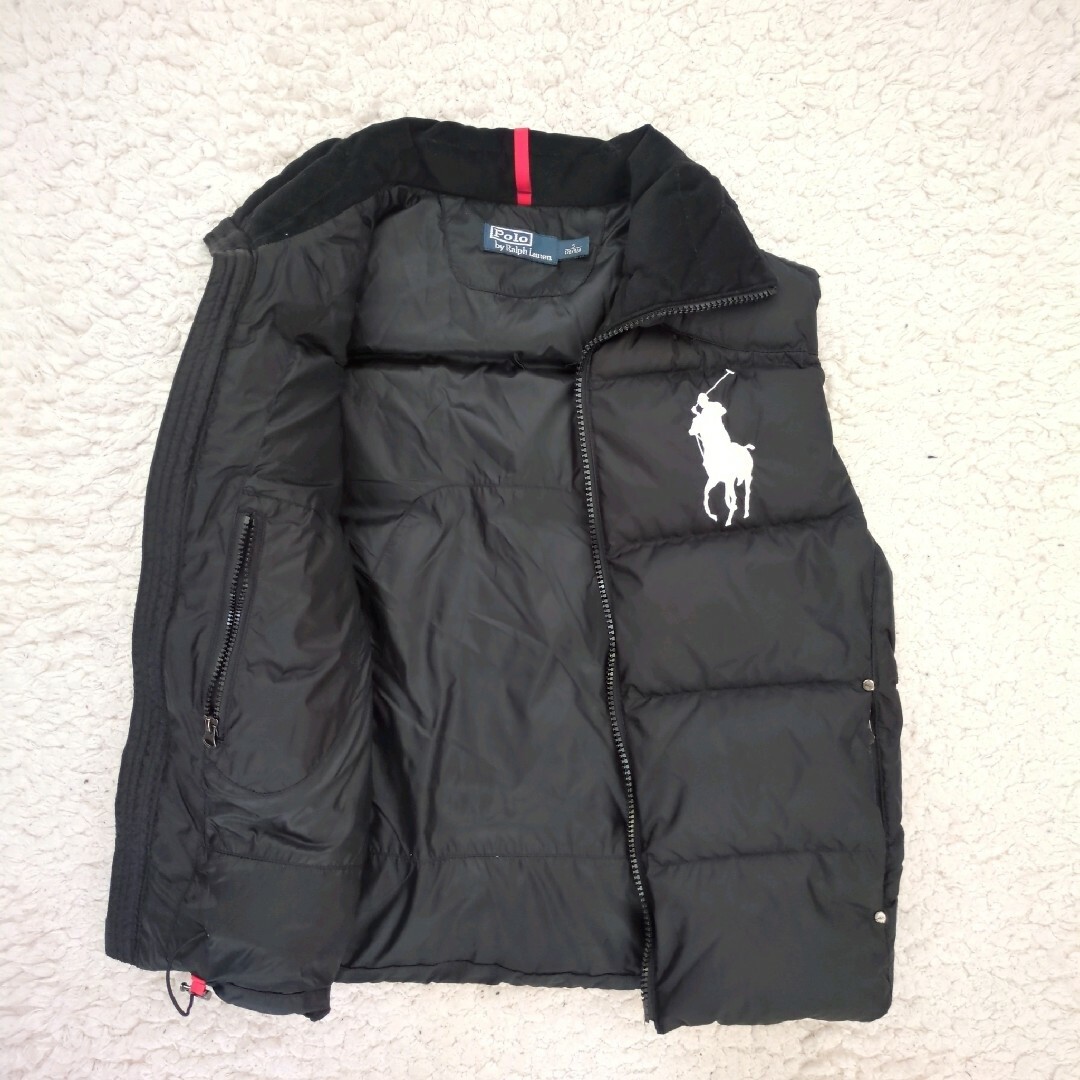 良品 ラルフローレン ダウンベスト ビッグポニー USA アルペン スキー S