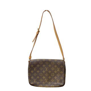 ルイヴィトン(LOUIS VUITTON)の824811-9 LOUIS VUITTON/ルイヴィトン ミュゼット タンゴ M51388 ショルダーバック モノグラム  レディース メンズ【他サイト併売品】(ショルダーバッグ)