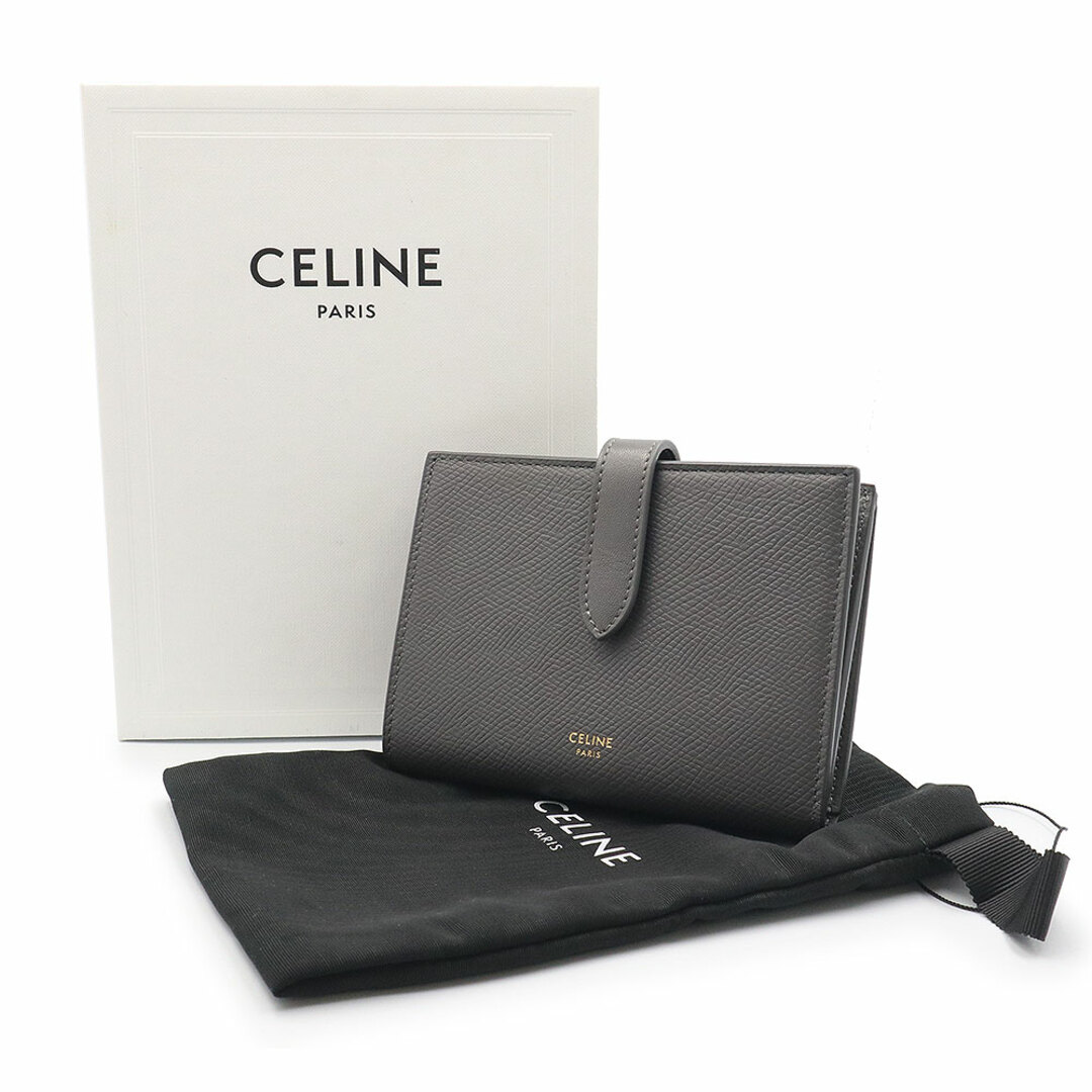 CELINE - セリーヌ ミディアム ストラップウォレット 二つ折り財布