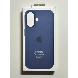 【新品】純正 iPhone 16 シリコンケース・デニム②