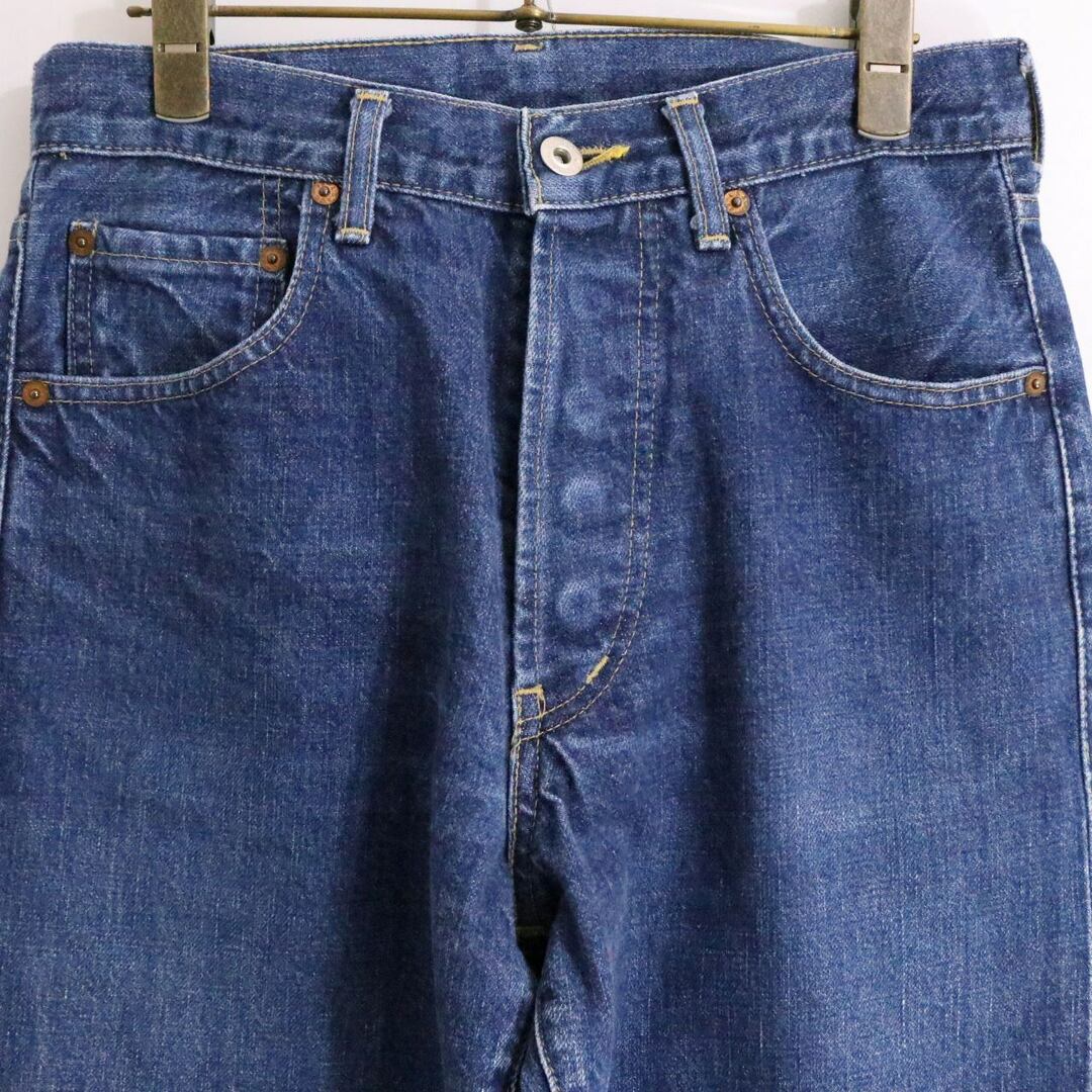 Levi's(リーバイス)の【中古A】80s vintage Levi's リーバイス W30 L33 メンズ デニム 503B XX 135周年記念 復刻 紙パッチ ビッグE 赤耳 セルビッチ ボタン裏刻印J22 日本製 ブルーデニム 中古A 古着 メンズのパンツ(デニム/ジーンズ)の商品写真