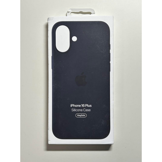 【新品】純正 iPhone 16 Plus シリコンケース・ブラック①