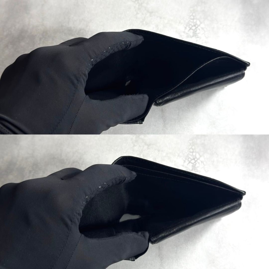 LOEWE(ロエベ)のLOEWE ロエベ / パズルバイフォールドコインウォレット ブラック メンズのファッション小物(折り財布)の商品写真