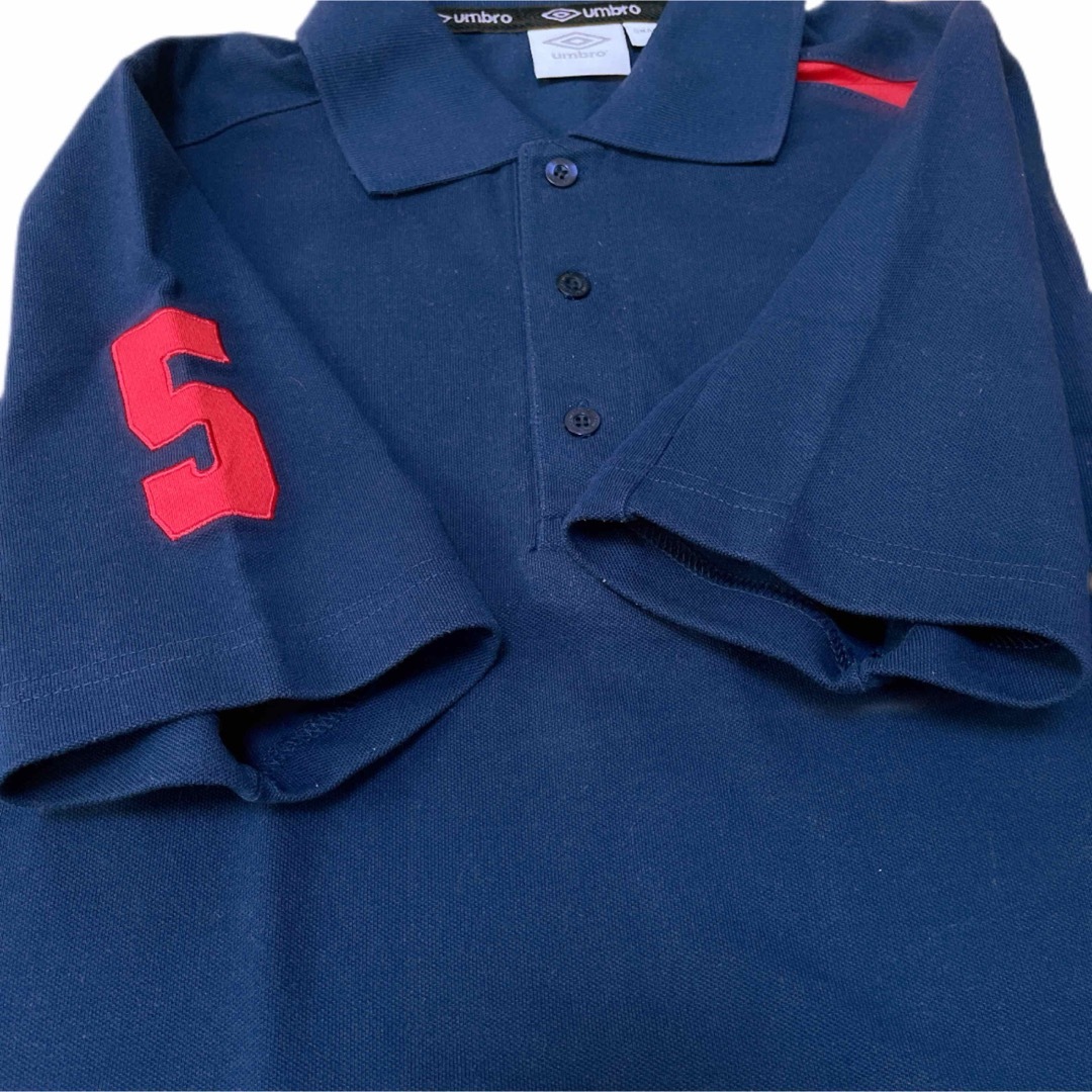 UMBRO(アンブロ)のumbro アンブロ　半袖ポロシャツ　サッカー　フットサル　ポロシャツ　ネイビー メンズのトップス(ポロシャツ)の商品写真