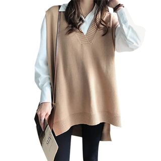 【在庫セール】[Guooryvner] グオーリーブナー ニットベスト レディー(その他)