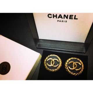 シャネル(CHANEL)のレア♡CHANELヴィンテージココイヤリング/バッグ/マトラッセ/ピアス(イヤリング)