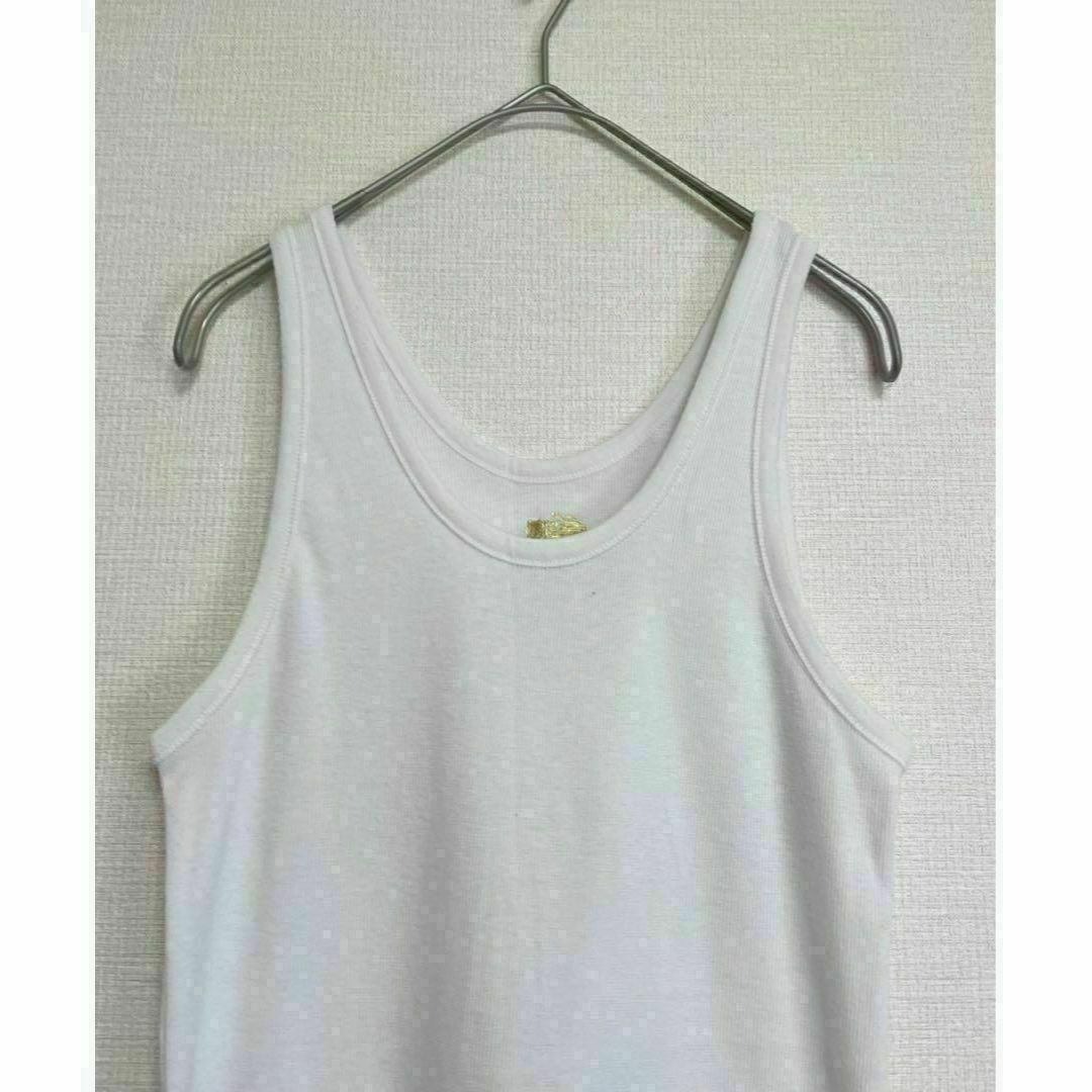 Dracaena ディープ Uネックインナータンクトップ カップなし 白 L レディースのトップス(タンクトップ)の商品写真