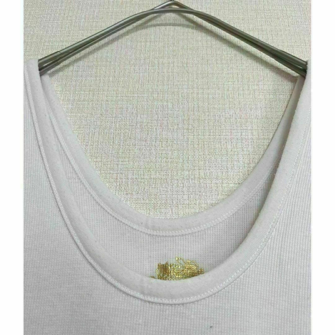 Dracaena ディープ Uネックインナータンクトップ カップなし 白 L レディースのトップス(タンクトップ)の商品写真