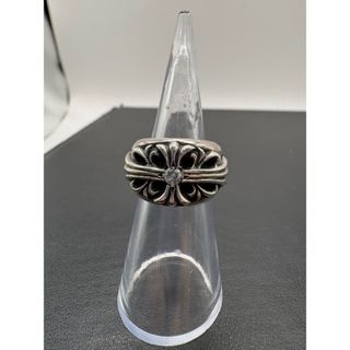 クロムハーツ(Chrome Hearts)のクロムハーツ フローラルクロス 純正1Pダイヤ リング 約9号 15.7ｇ(リング(指輪))
