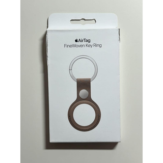 【新品】純正 AirTag ファインウーブンキーリング・トープ①