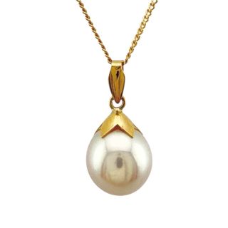 タサキ ネックレス 18金 K18イエローゴールド パール レディース TASAKI 中古