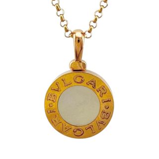 ブルガリ ブルガリブルガリ ネックレス 18金 K18ピンクゴールド シェル レディース BVLGARI 中古