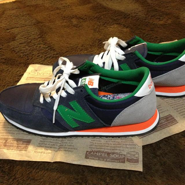 New Balance(ニューバランス)のニューバランス＊420ネイビー×グリーン レディースの靴/シューズ(スニーカー)の商品写真