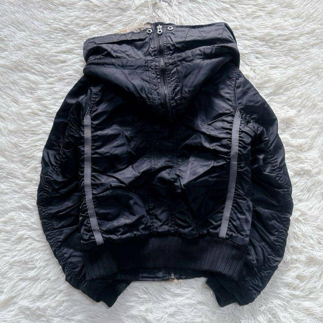 希少】AVIREX N-2B フライトジャケット Y2Kグランジ 黒オレンジ