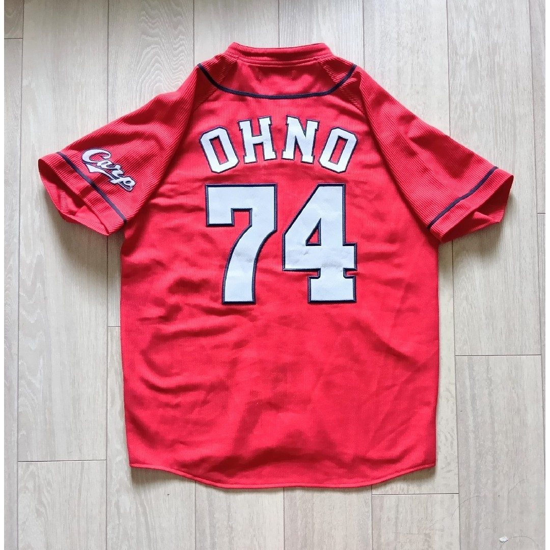 DESCENTE(デサント)の【レア】広島　カープ　大野　ハイクオリティ　ビジター　ユニフォーム　デサント　M スポーツ/アウトドアの野球(応援グッズ)の商品写真