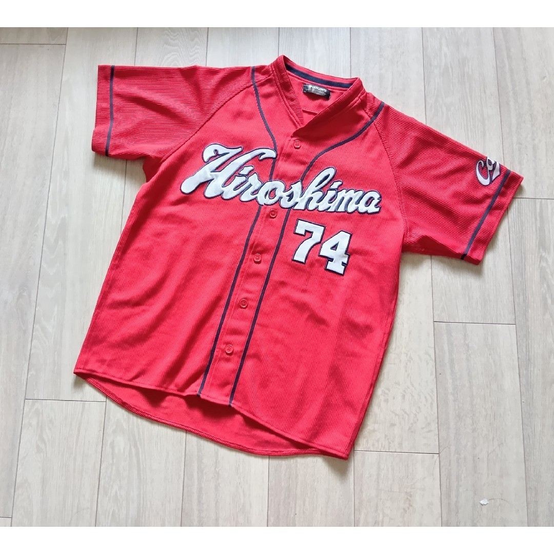 DESCENTE(デサント)の【レア】広島　カープ　大野　ハイクオリティ　ビジター　ユニフォーム　デサント　M スポーツ/アウトドアの野球(応援グッズ)の商品写真