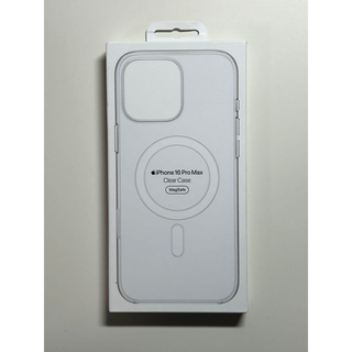 【新品】純正 iPhone 16 Pro Max クリアケース①
