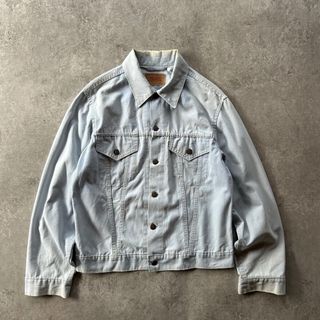 70s- リーバイス70505 トラッカージャケット ライトブルー 42-44